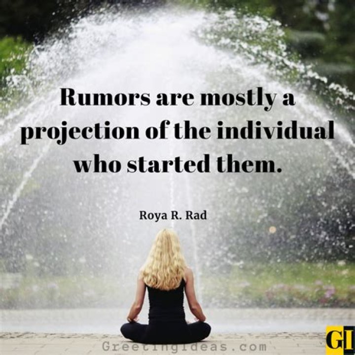 Rumors and Controversies about Them |
